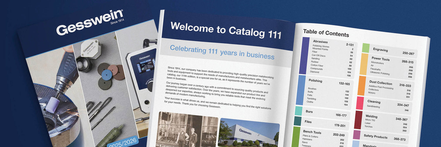 Gesswein Precision Tools for Jewelry, Mold Polishing & Manufacturing