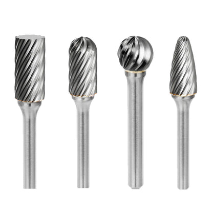 Inox Carbide Burs, 1/8" Shank